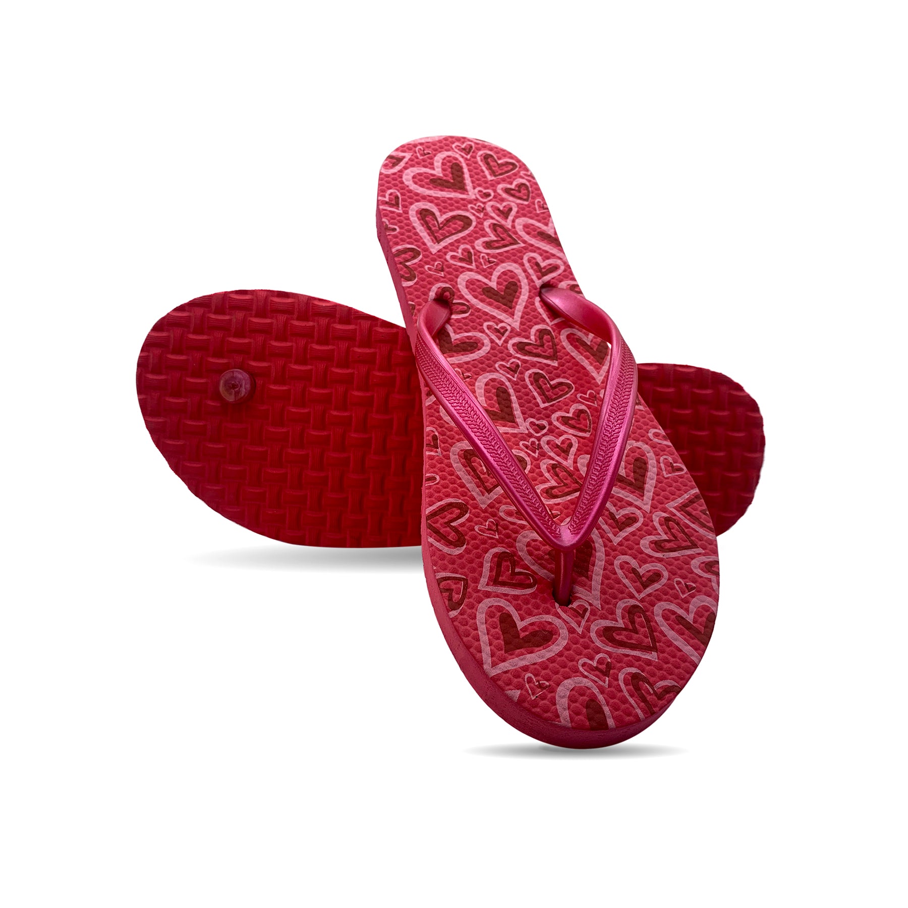 Corazones Rojo · Flip Flops · Diseño original