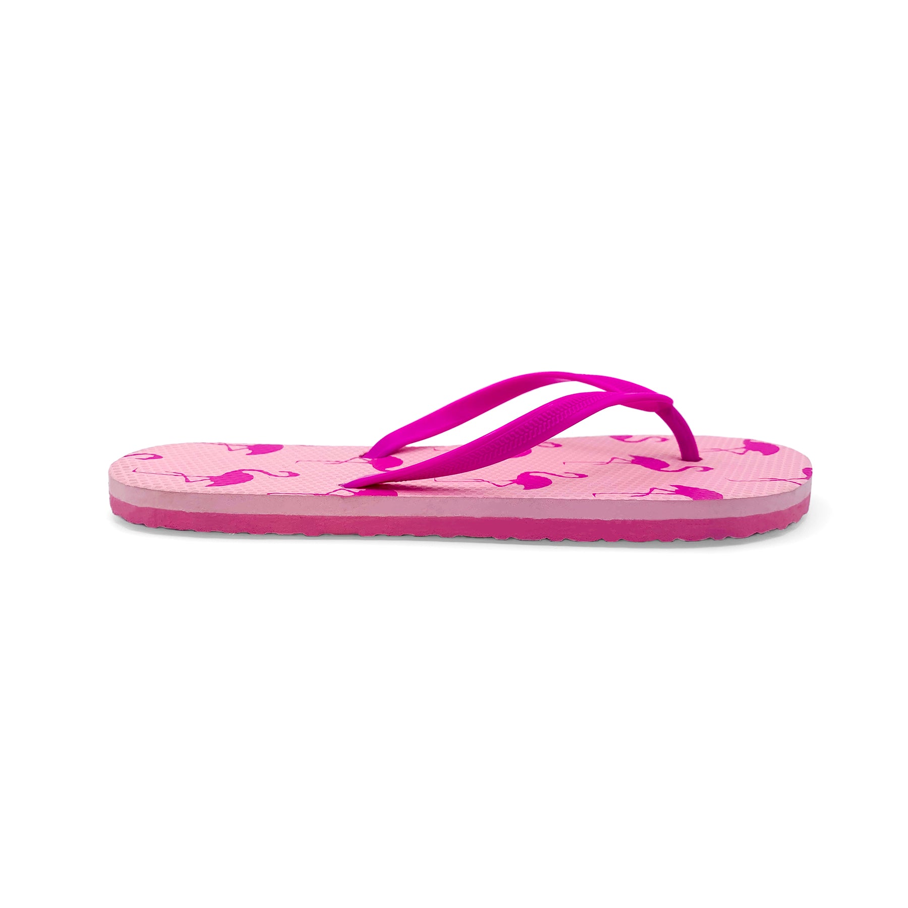 Flamingos Rosas, Diseño original, vista lateral