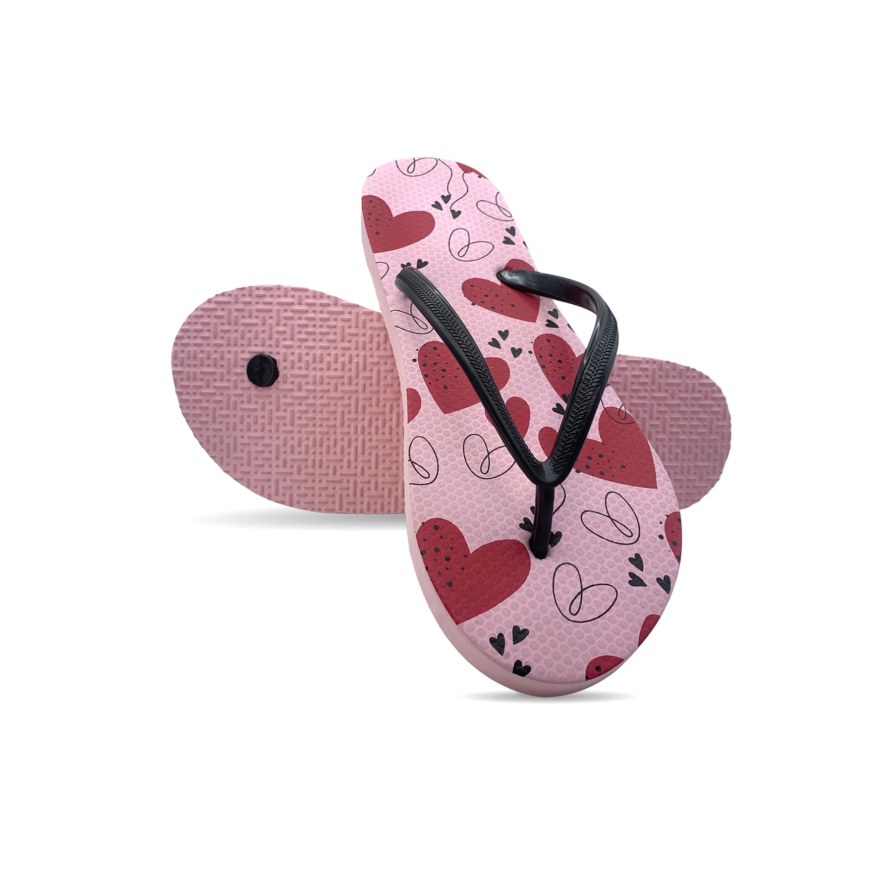 Corazones Rosa · Flip Flops · Diseño original