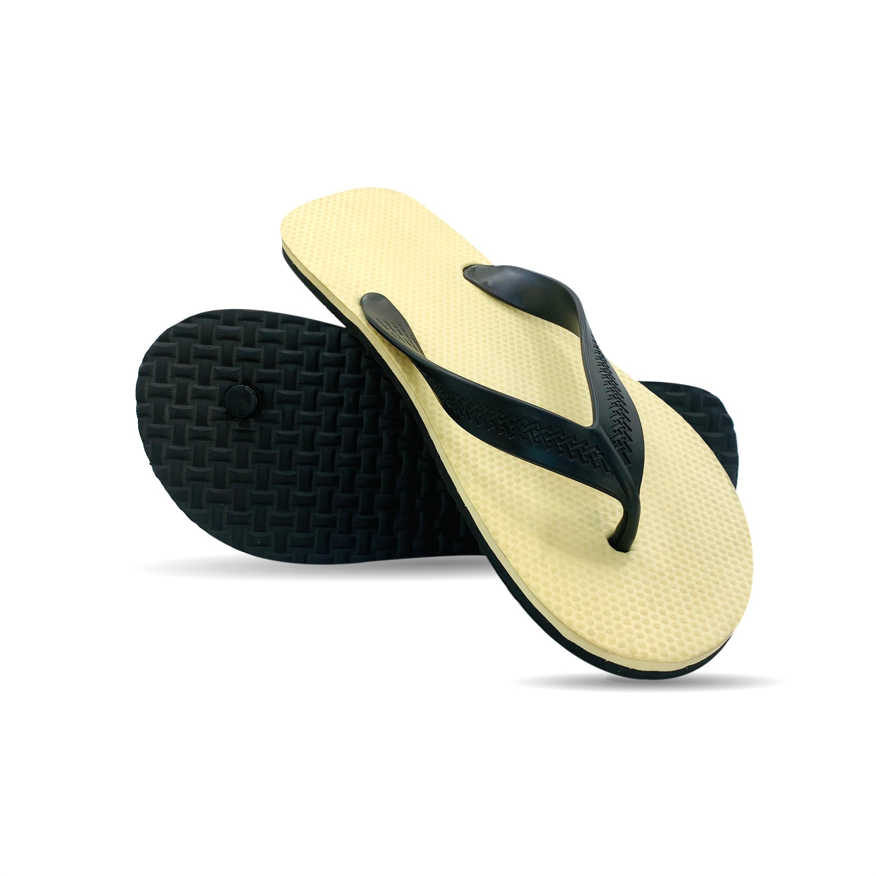 Beige-Negro · Flip Flops · Diseño original