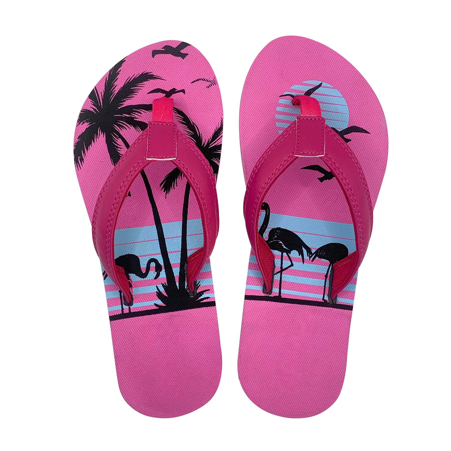 Beach Flaming, Diseño original, vista superior